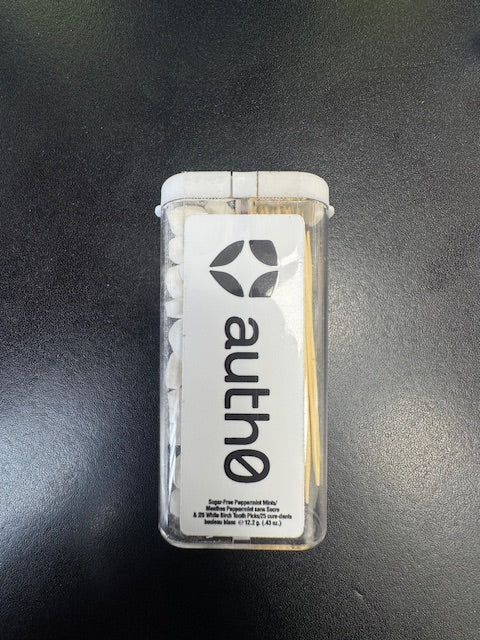 Autho Mints and Toothpick Container - (Peppermint)