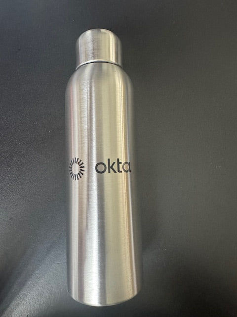 Guzzle 28oz Stainless Sports Bottle-SILVER