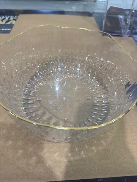 OKTA Candy Bowl with Gold Trim