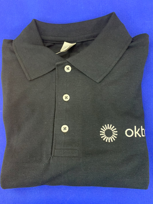 OKTA Black Golf Shirt - Small