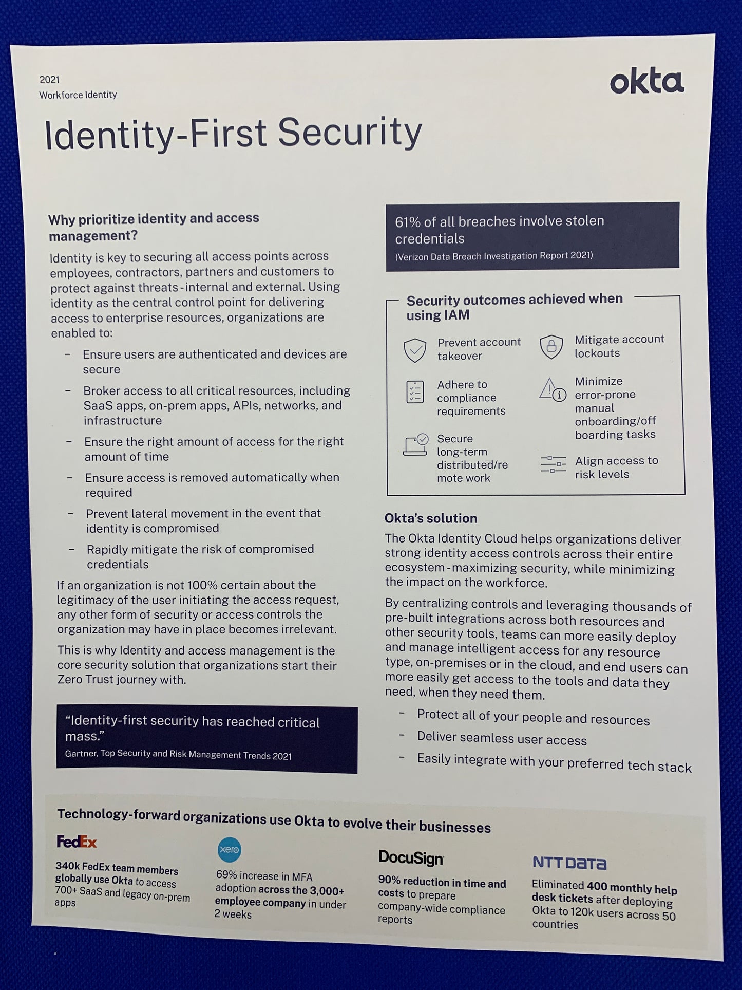 OKTA Info Sheet Identity