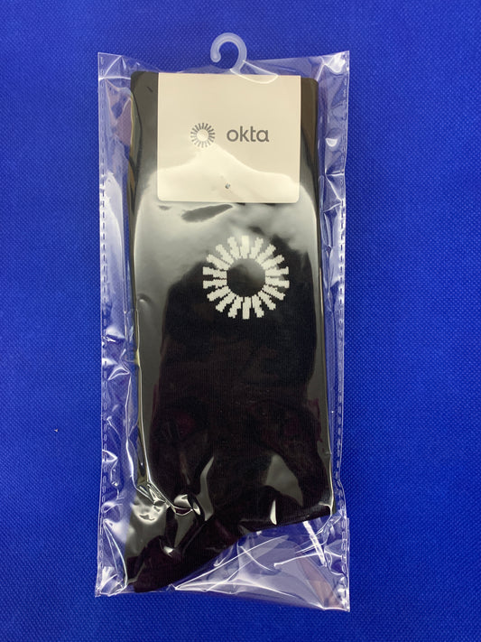 OKTA Socks - Custom Knitted Dress Socks - BLACK