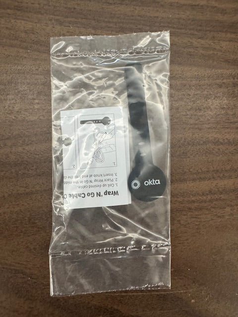 Okta-Wrap n Go Cable Organizer Black