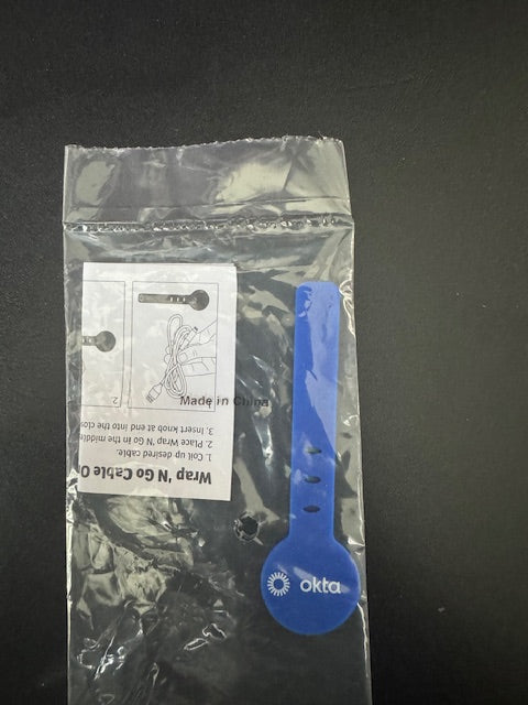 Okta-Wrap and Go Cable Organizer Blue