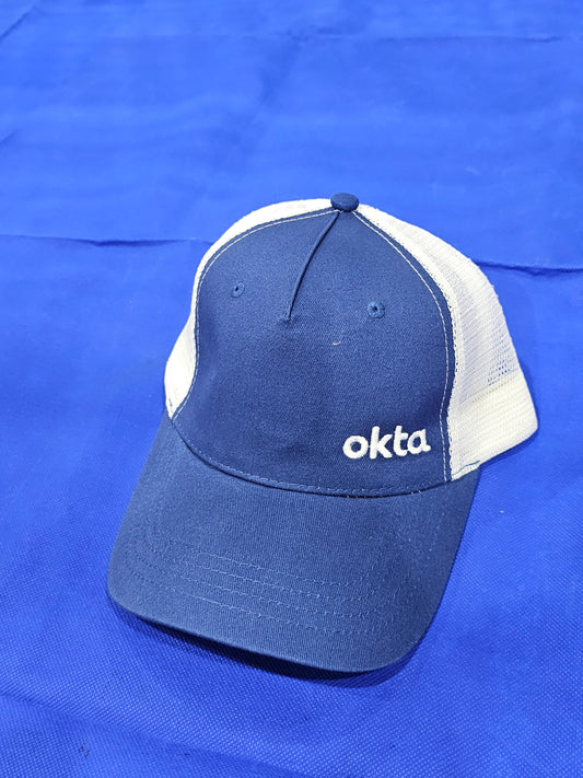 Royal blue / White Ball Cap - OKTA Logo