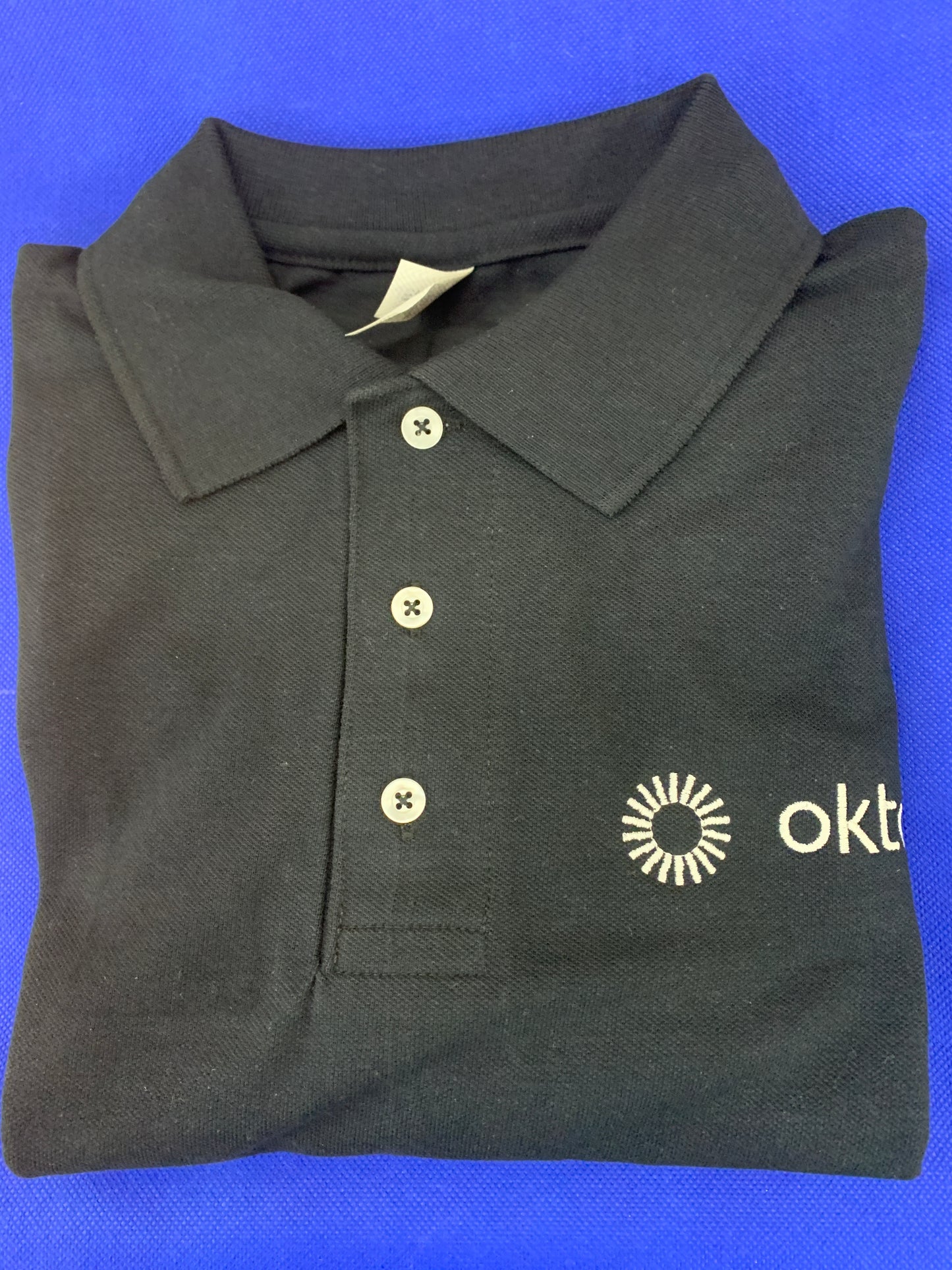 OKTA Black Golf Shirt - Large