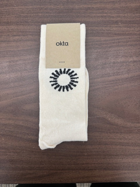 Okta-Socks Crew Cotton-cream