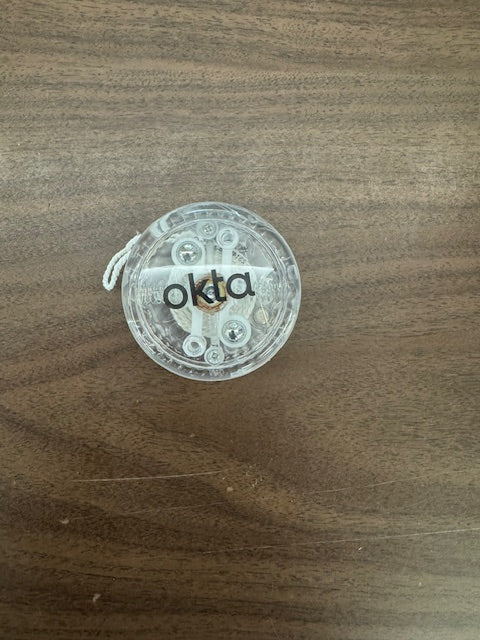 Okta-Light up Yo-Yo clear